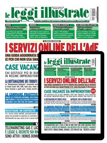 LEGGI ILLUSTRATE + AGENDA DEL CONTRIBUENTE + MANUALE DEI REDDITI rivista digitale