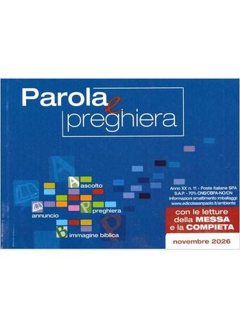 PAROLA E PREGHIERA - sconti insegnanti PAROLA E PREGHIERA - sconti insegnanti abbonamento rivista