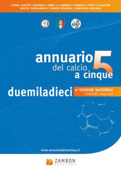 ANNUARIO DEL CALCIO A 5 2010 Anteprima libro ANNUARIO DEL CALCIO A 5 2010