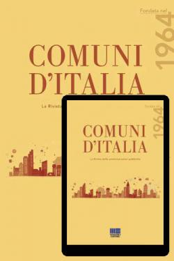 COMUNI D'ITALIA  abbonamento rivista