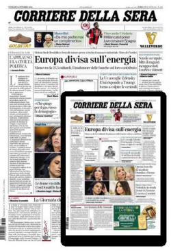 Anteprima rivista CORRIERE DELLA SERA