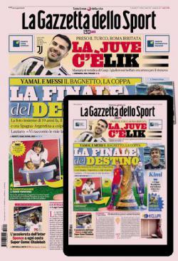 LA GAZZETTA DELLO SPORT Anteprima rivista LA GAZZETTA DELLO SPORT