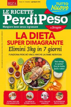 LE RICETTE PERDI PESO Anteprima rivista LE RICETTE PERDI PESO