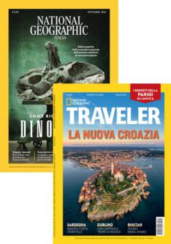 NATIONAL GEOGRAPHIC + NATIONAL GEOGRAPHIC TRAVELER  abbonamento rivista