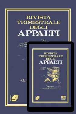 RIVISTA TRIMESTRALE DEGLI APPALTI RIVISTA TRIMESTRALE DEGLI APPALTI abbonamento rivista